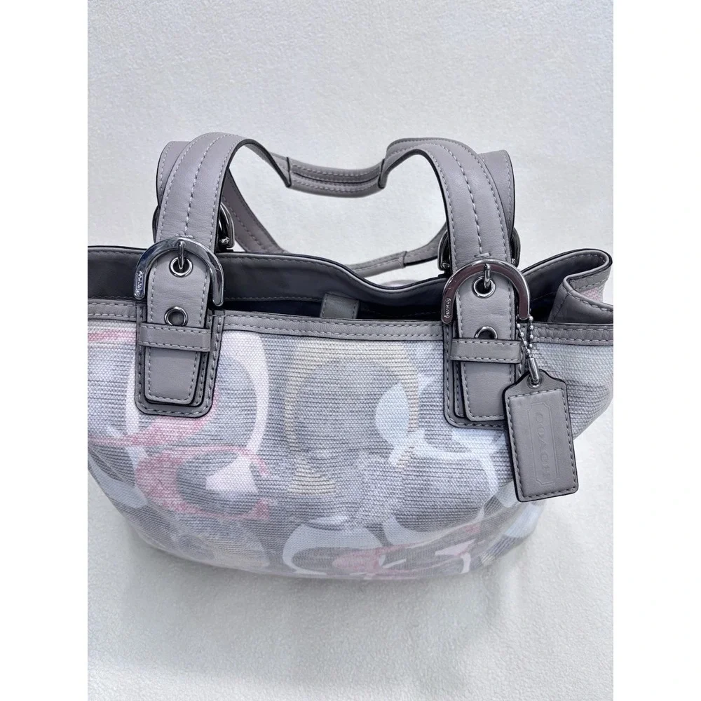 Coach Soho Optic Linen Hobo Bag